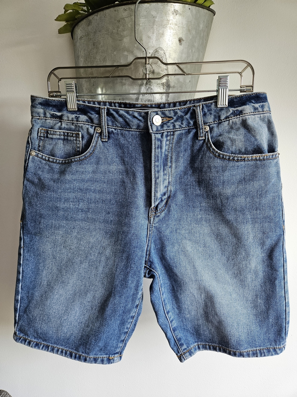 Forever 21 Men's Blue Denim Shorts - Casual Summer Wear